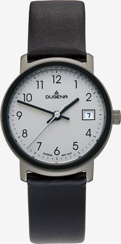DUGENA Analog Watch in Black: front
