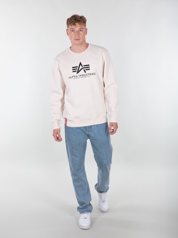 Sweat-shirt ALPHA INDUSTRIES en beige