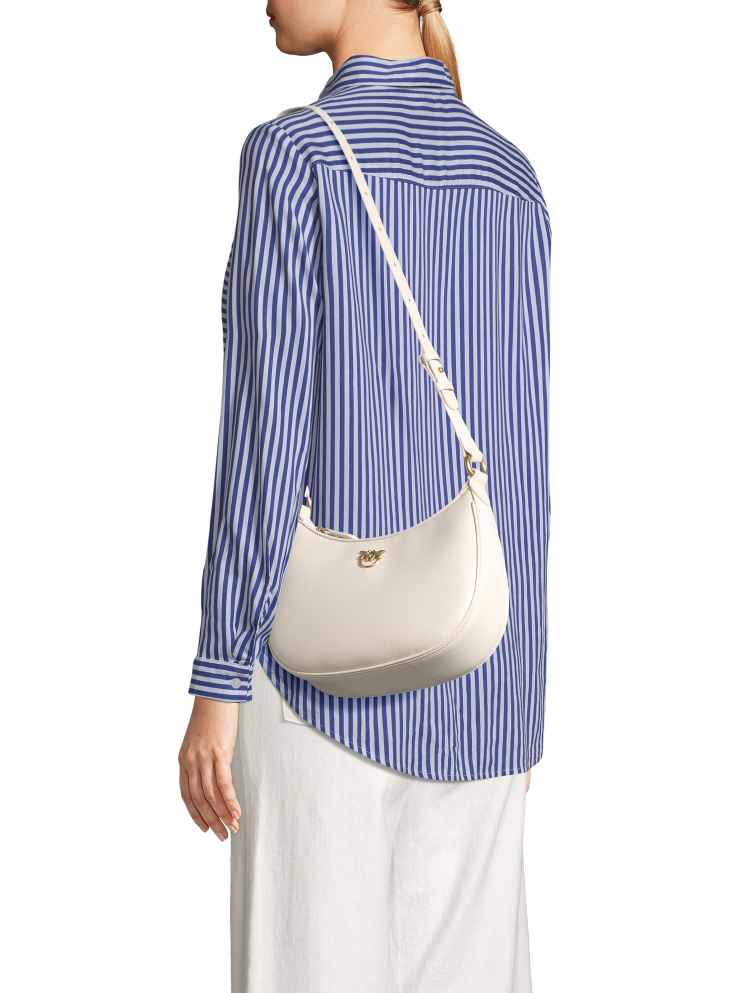 PINKO Shoulder bag in White: front