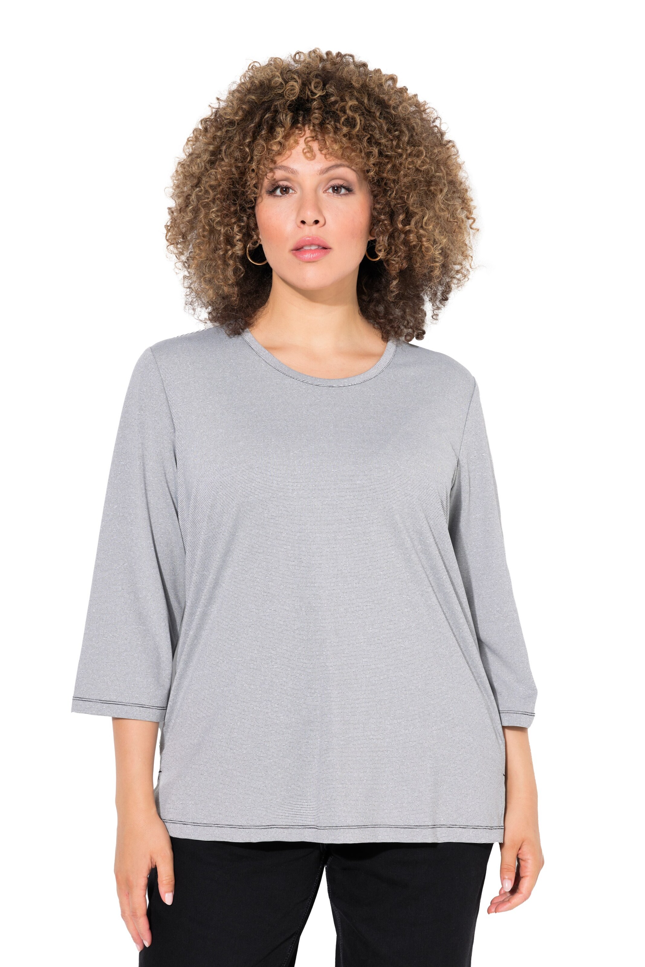 Ulla Popken Shirt in Grey: front