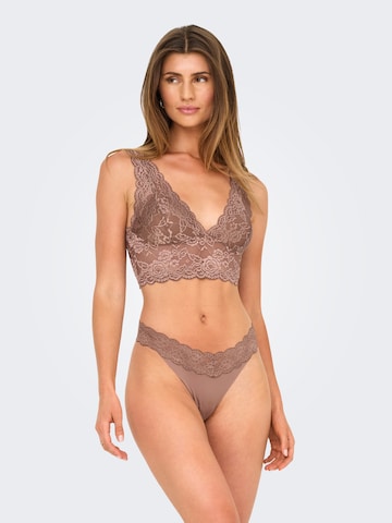 ONLY Triangel BH 'ONLChloe' in Braun: Vorderseite