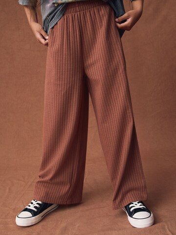 Next Wide Leg Housut värissä ruskea