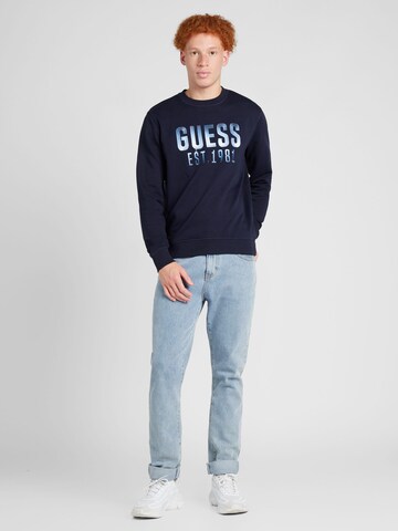 GUESS - Sudadera en azul