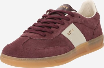 BOSS Sneaker low 'Brandon Tenn' i rød: forside