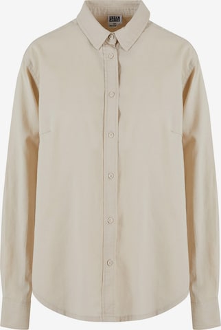 Chemisier Urban Classics en beige : devant