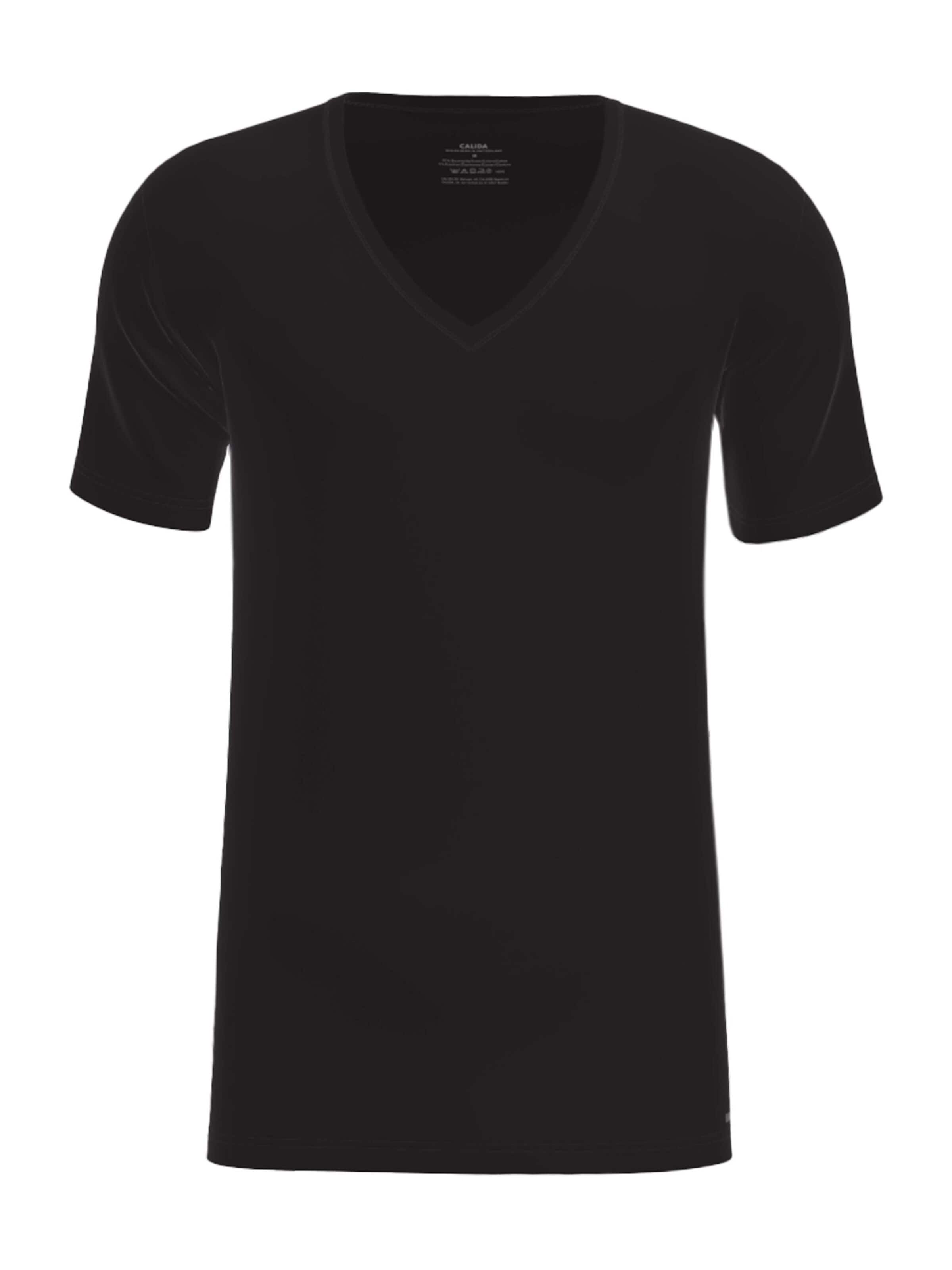 CALIDA Maillot de corps 'Cotton Code' en L en noir, Vue avec produit