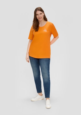 T-shirt s.Oliver Red Label Big & Tall en orange