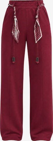 Lady Bersan Trousers 'Jogginghose' in Red: front