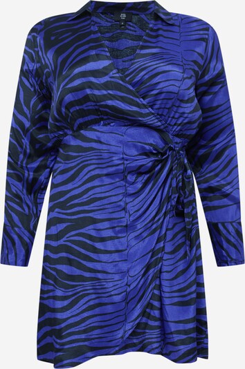 River Island Plus Shirt Dress in Sapphire / Black, Item view