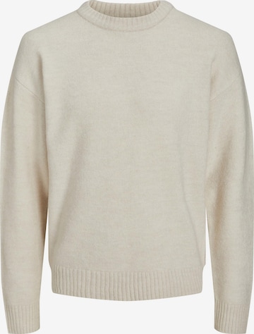 JACK & JONES Sweater 'Ollie' in Beige: front