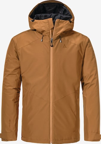 Schöffel Outdoorjacke 'Wildkar' in Braun: Vorderseite