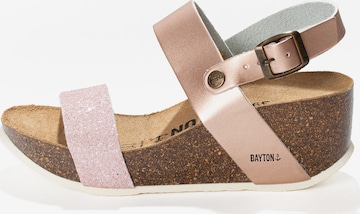 rozā Bayton Sandales 'Selene': no priekšpuses