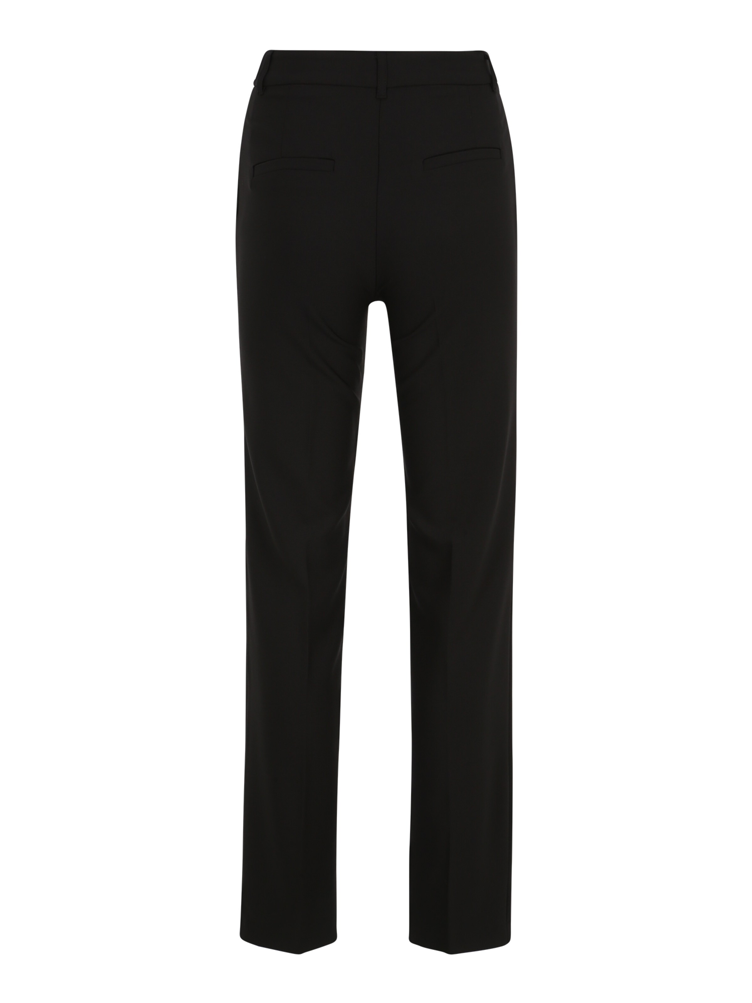 juoda s.Oliver BLACK LABEL Standartinis Kelnės su kantu