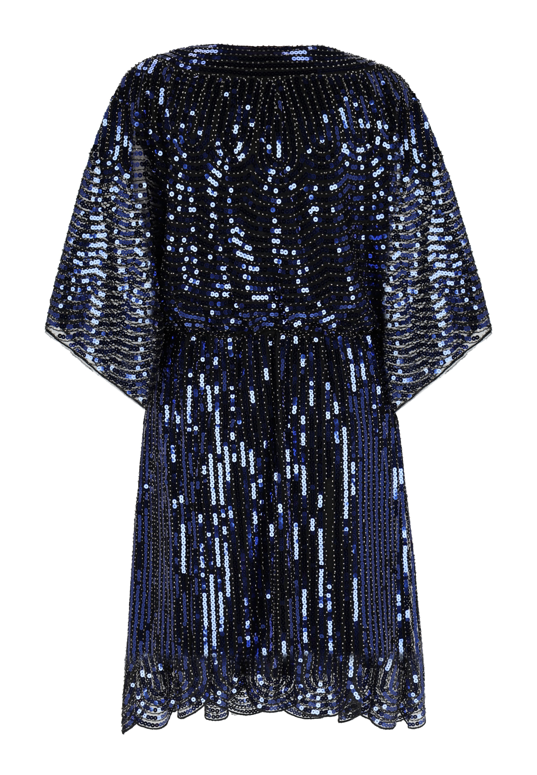 NAEMI - Vestido de gala en azul