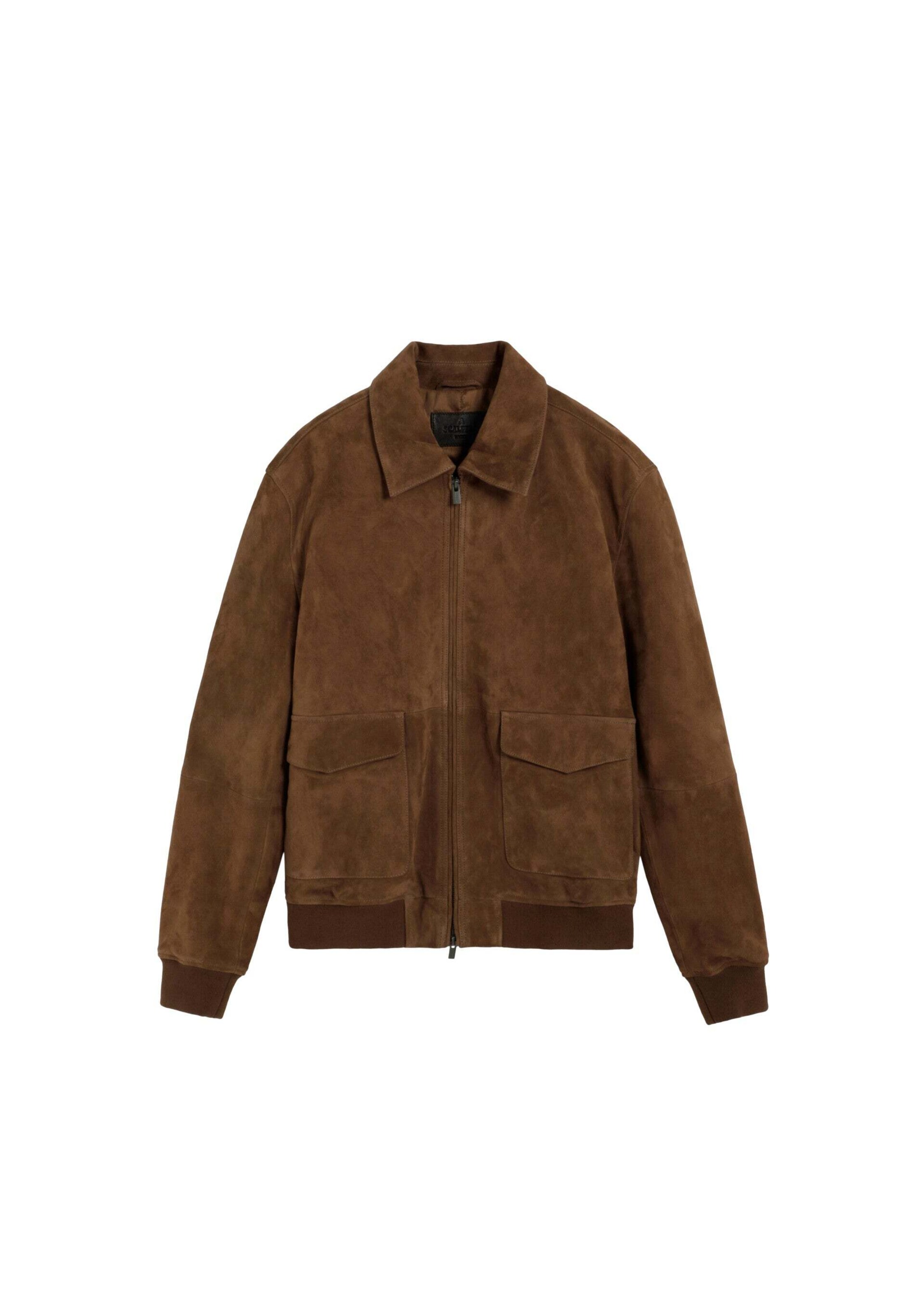 Scalpers Демисезонная куртка 'Zeke' в Коричневый: спереди