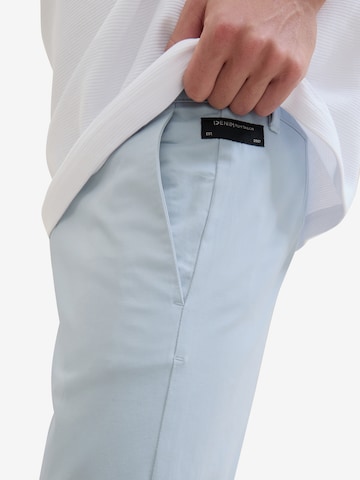 Coupe slim Pantalon chino TOM TAILOR DENIM en bleu