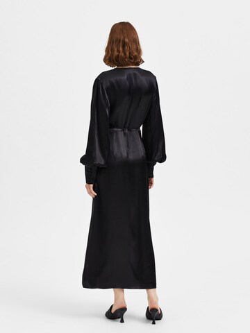 SELECTED FEMME Jurk 'LYRA' in Zwart