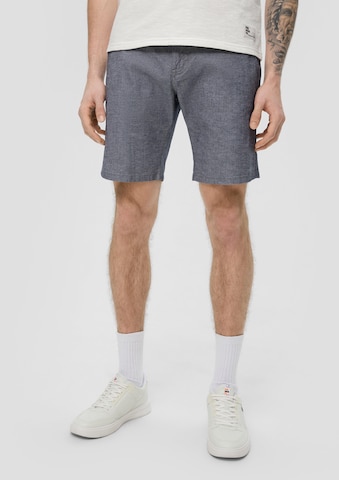 QS - regular Pantalón chino 'John' en gris: frente