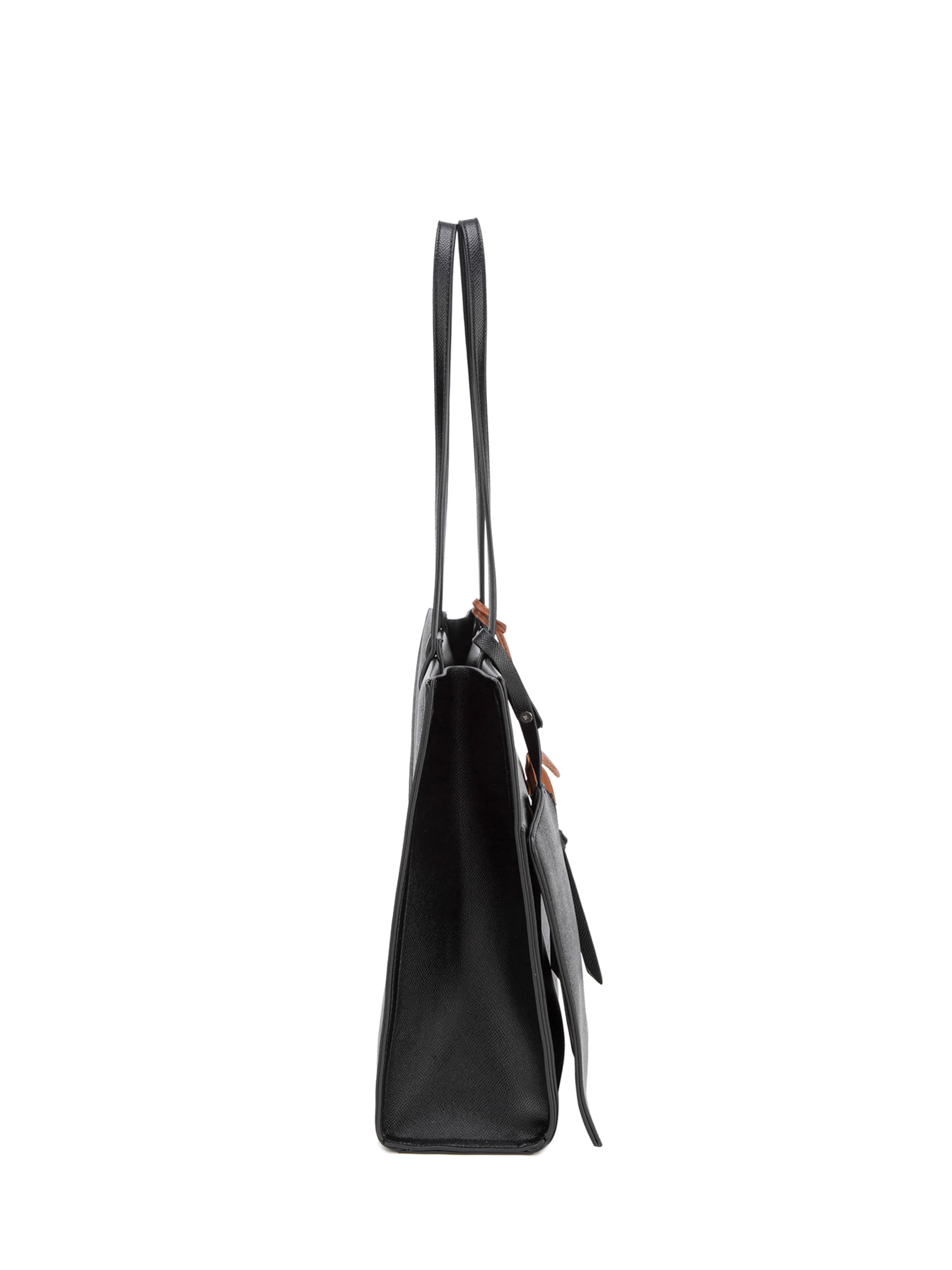 Shopper 'Borsa Shopper Donna Elora Lux - Pelle Vegana PU, Chiusura Magnetica' di Diana&Co. in nero