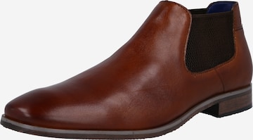 bugatti Chelsea boots 'Refito' i brun: framsida