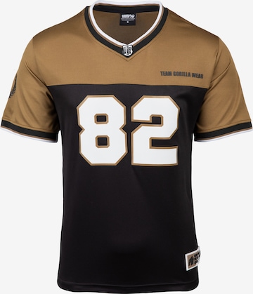 T-Shirt fonctionnel 'Trenton' Gorilla Wear en noir : devant