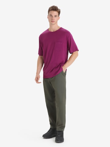 ICEBREAKER Funkční tričko 'Granary' – fialová