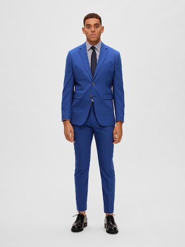 SELECTED Slim Fit Jakke i blå