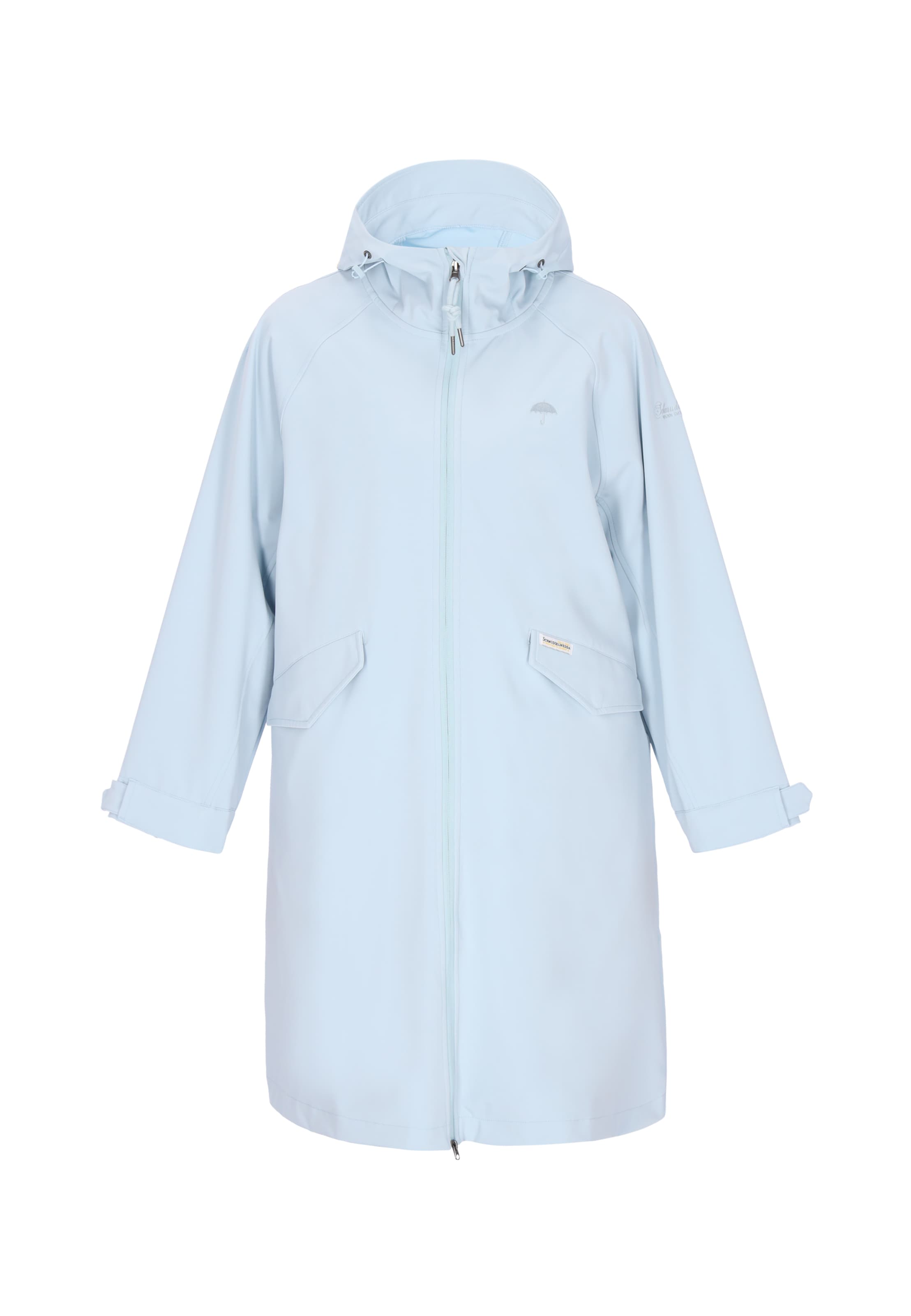 Schmuddelwedda Raincoat in Blue: front