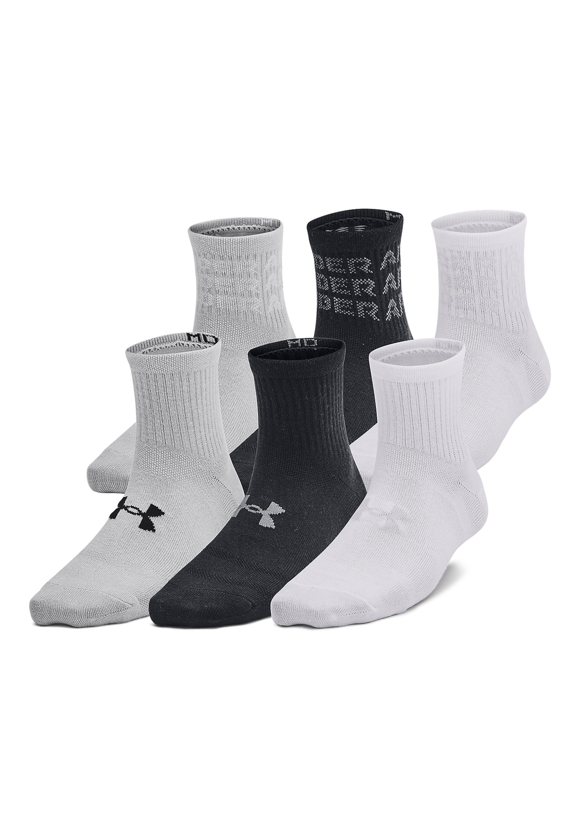 UNDER ARMOUR Sportsokken 'Essential' in Grijs: voorkant
