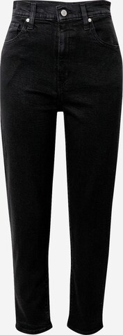 LEVI'S ® Tapered Jeans 'High Waisted Mom Jean' in Black: front