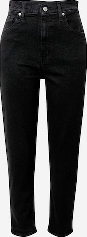 LEVI'S ® Tapered Jeans 'High Waisted Mom Jean' in Black: front