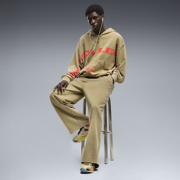 PUMA Sports sweat jacket in Brown
