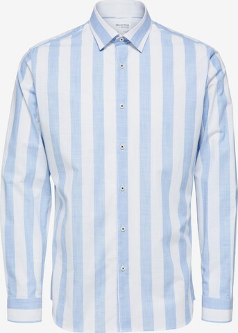 SELECTED HOMME Overhemd 'JAMES' in Blauw: voorkant