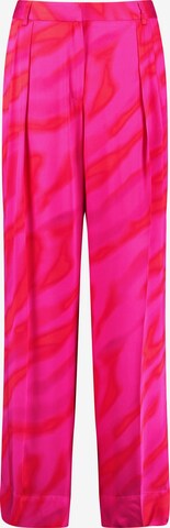 TAIFUN Loosefit Bukser med lægfolder i pink: forside