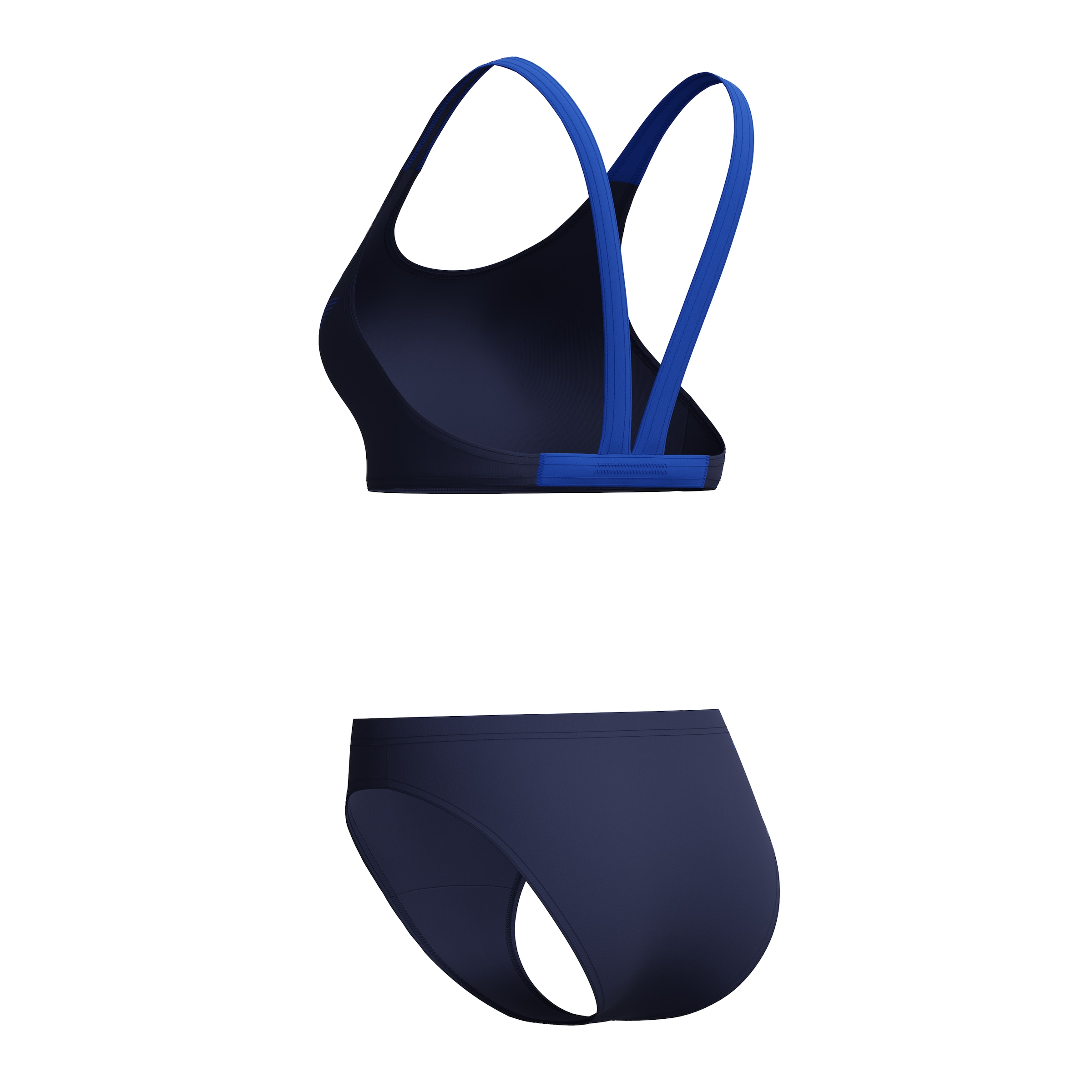 SPEEDO Bralette Sports Bikini in Blue