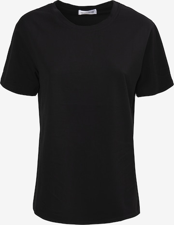 Influencer Shirt in Schwarz: Vorderseite