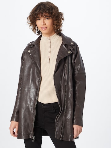 FREAKY NATION Between-Season Jacket 'Anike' in Brown: front