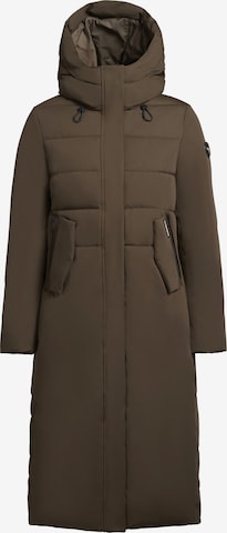 khujo Vinterfrakke 'Barla' i grøn: forside