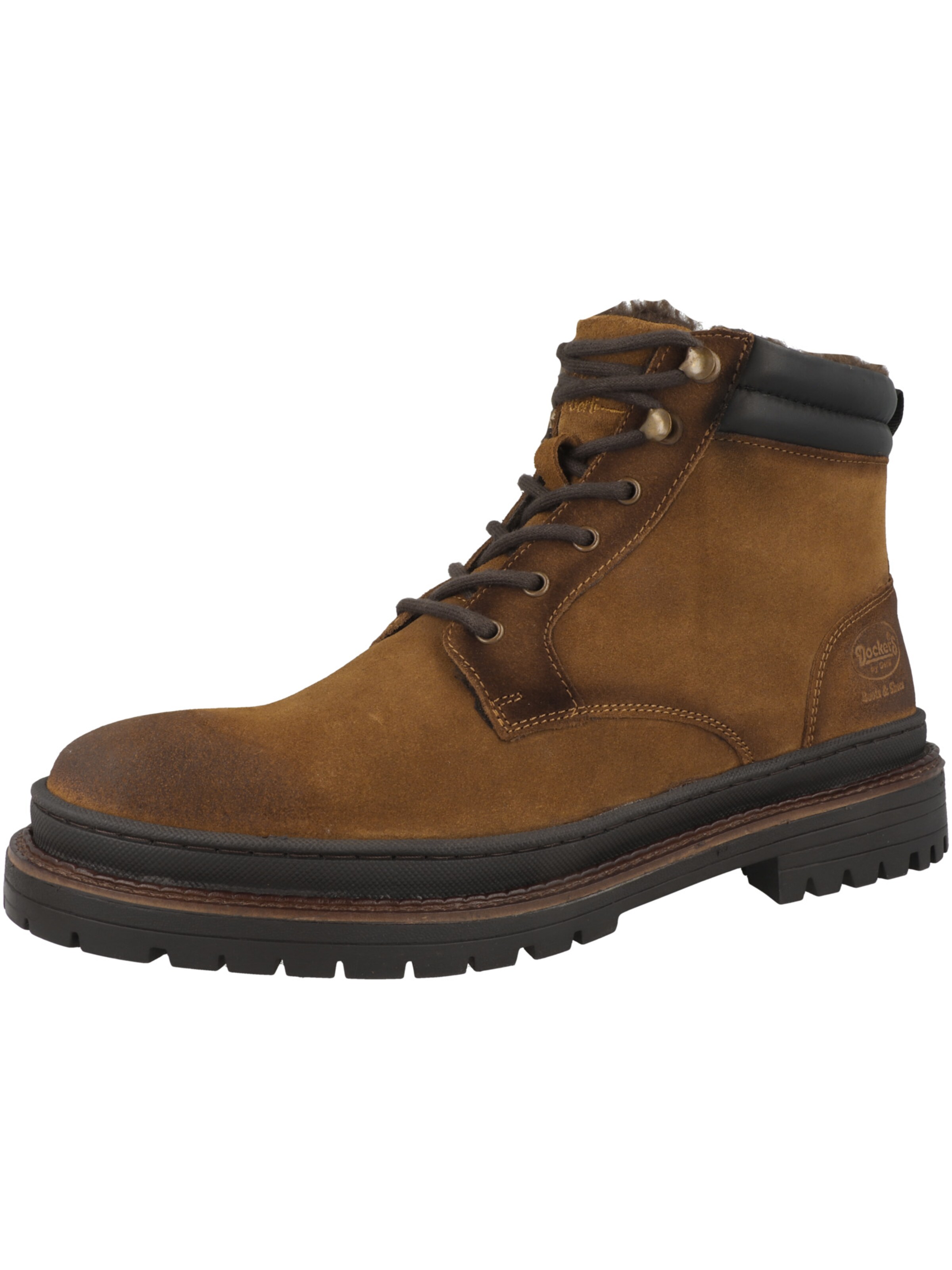 Dockers by Gerli - Botas com atacadores em castanho: frente
