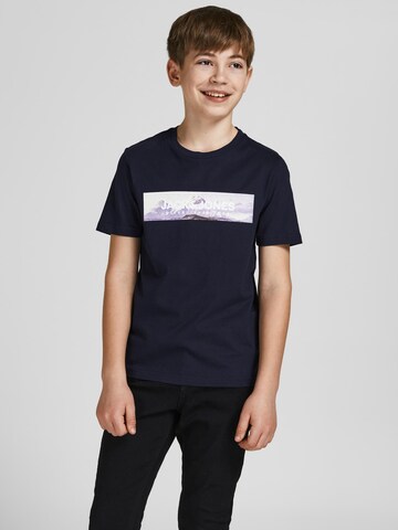 Jack & Jones Junior Shirt 'Anniv' in Blauw: voorkant