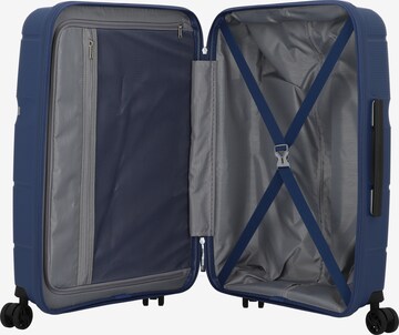 American Tourister Trolley 'Linex' in Blauw