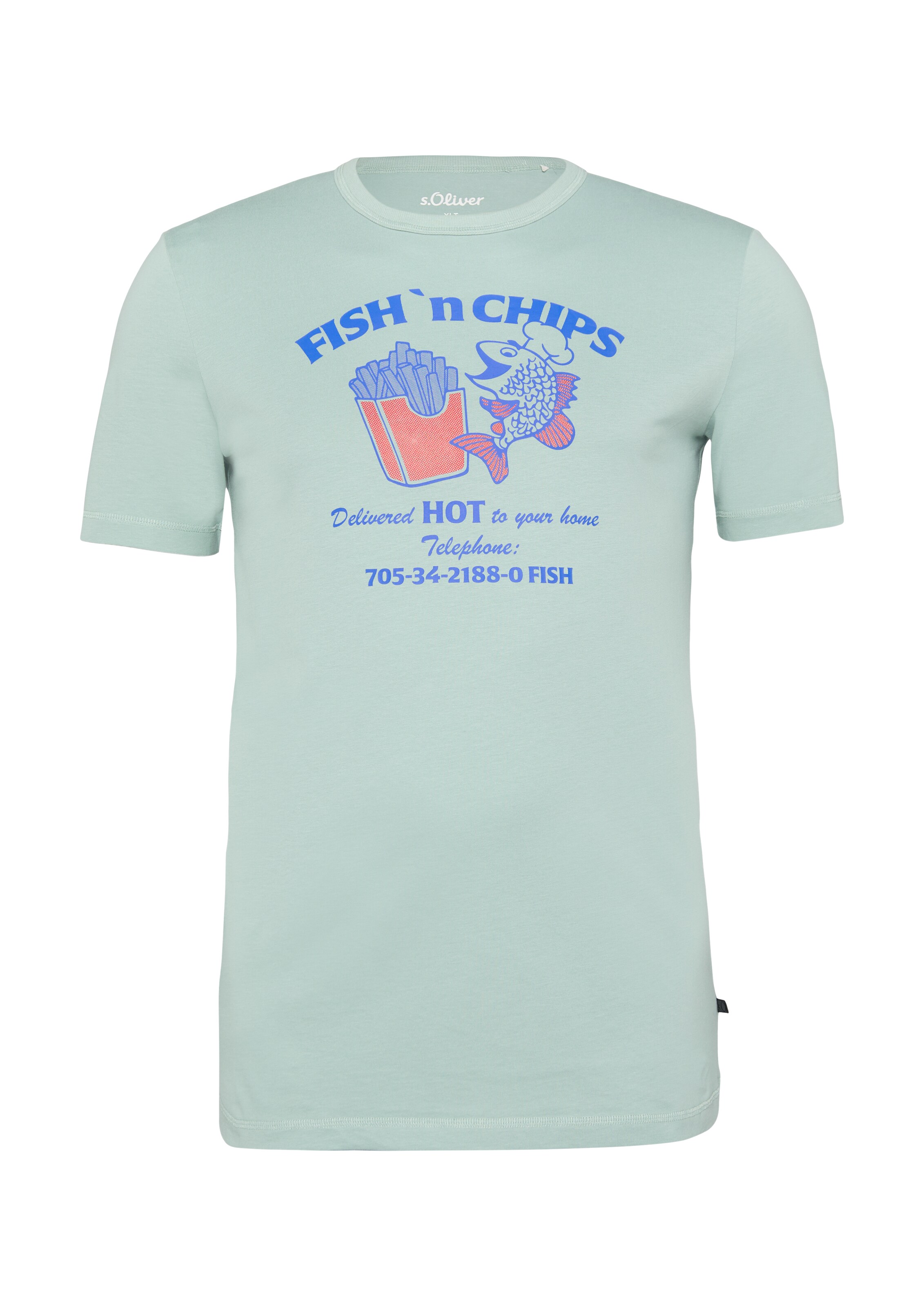 s.Oliver Shirt in Blau: Vorderseite