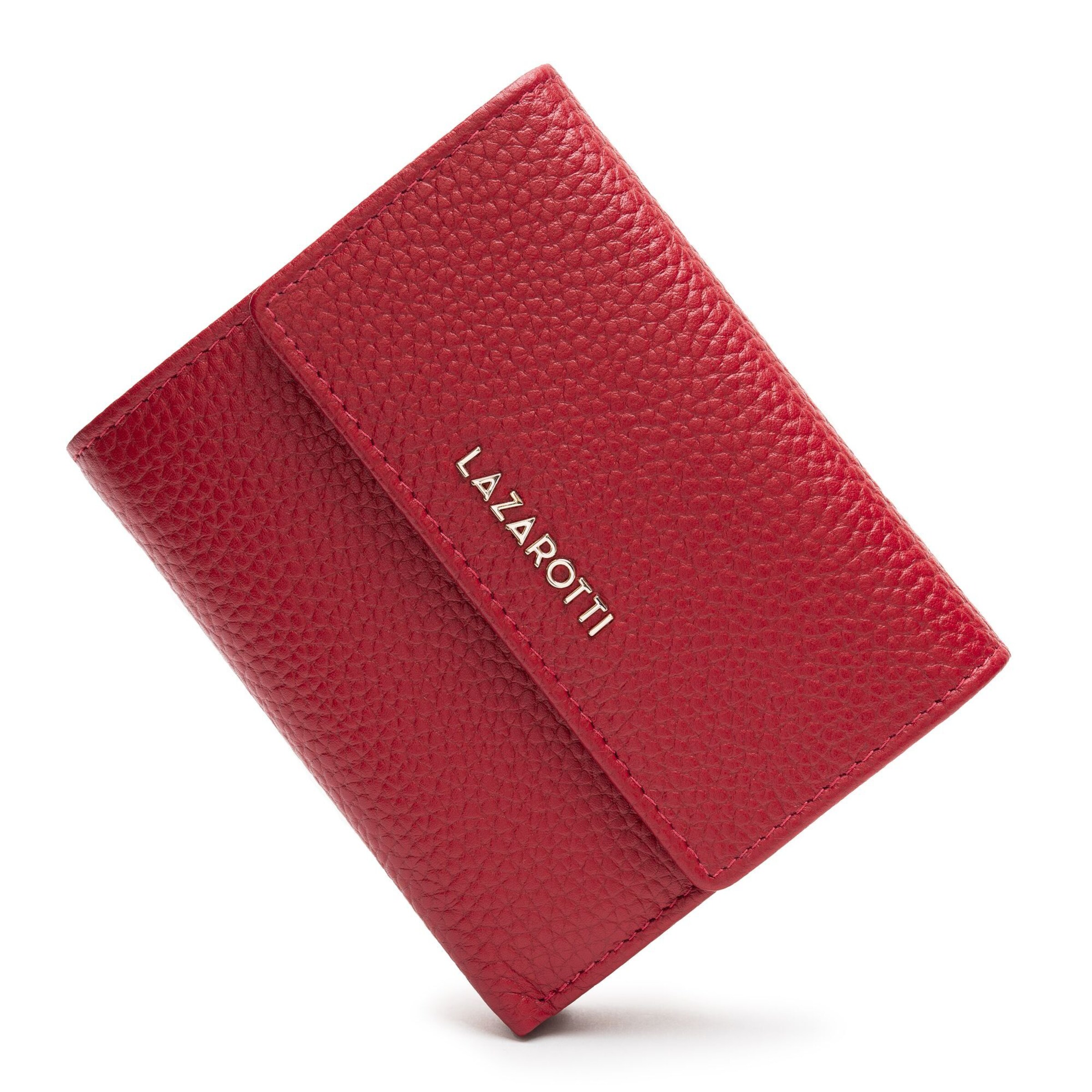 Lazarotti Wallet 'Bologna' in Red