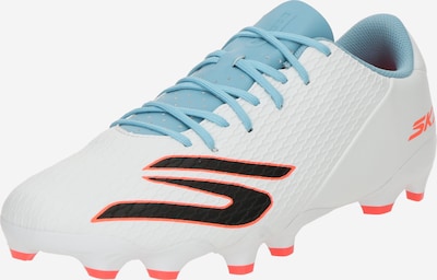 Futbolo bateliai iš SKECHERS, spalva – šviesiai mėlyna / oranžinė / juoda / balta, Prekių apžvalga