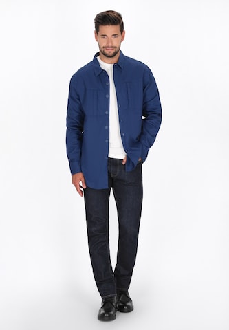Coupe regular Chemise DreiMaster Vintage en bleu
