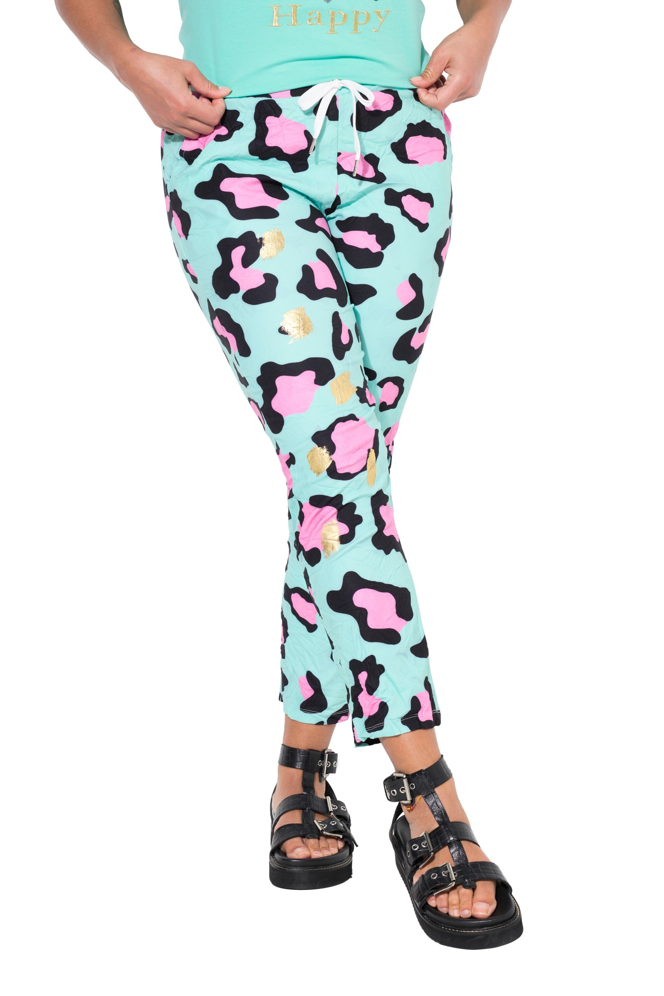 Angel of Style Loosefit Hose in Blau: Vorderseite