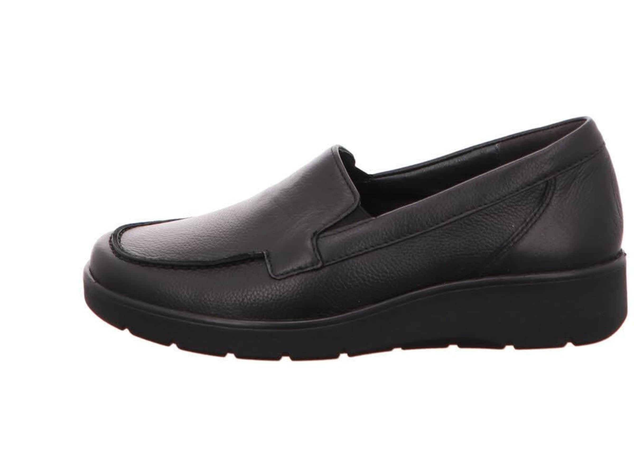 SEMLER Mokassin in Schwarz: Vorderseite