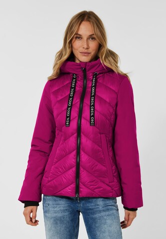 CECIL Between-Season Jacket in Pink: front
