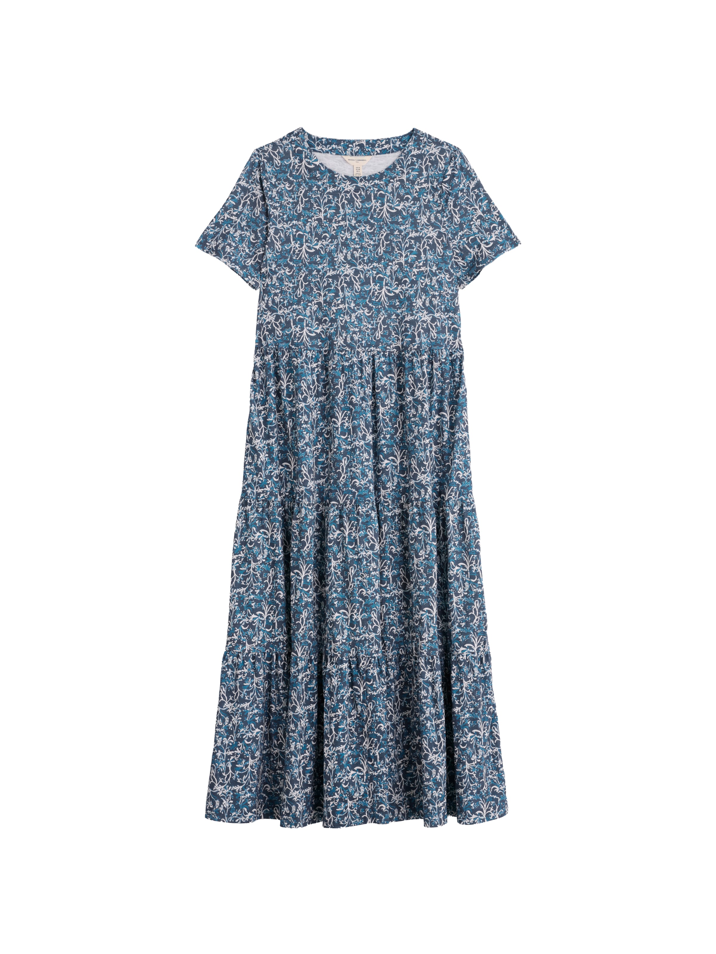 Seasalt Cornwall Jurk 'Line Strokes' in Blauw: voorkant