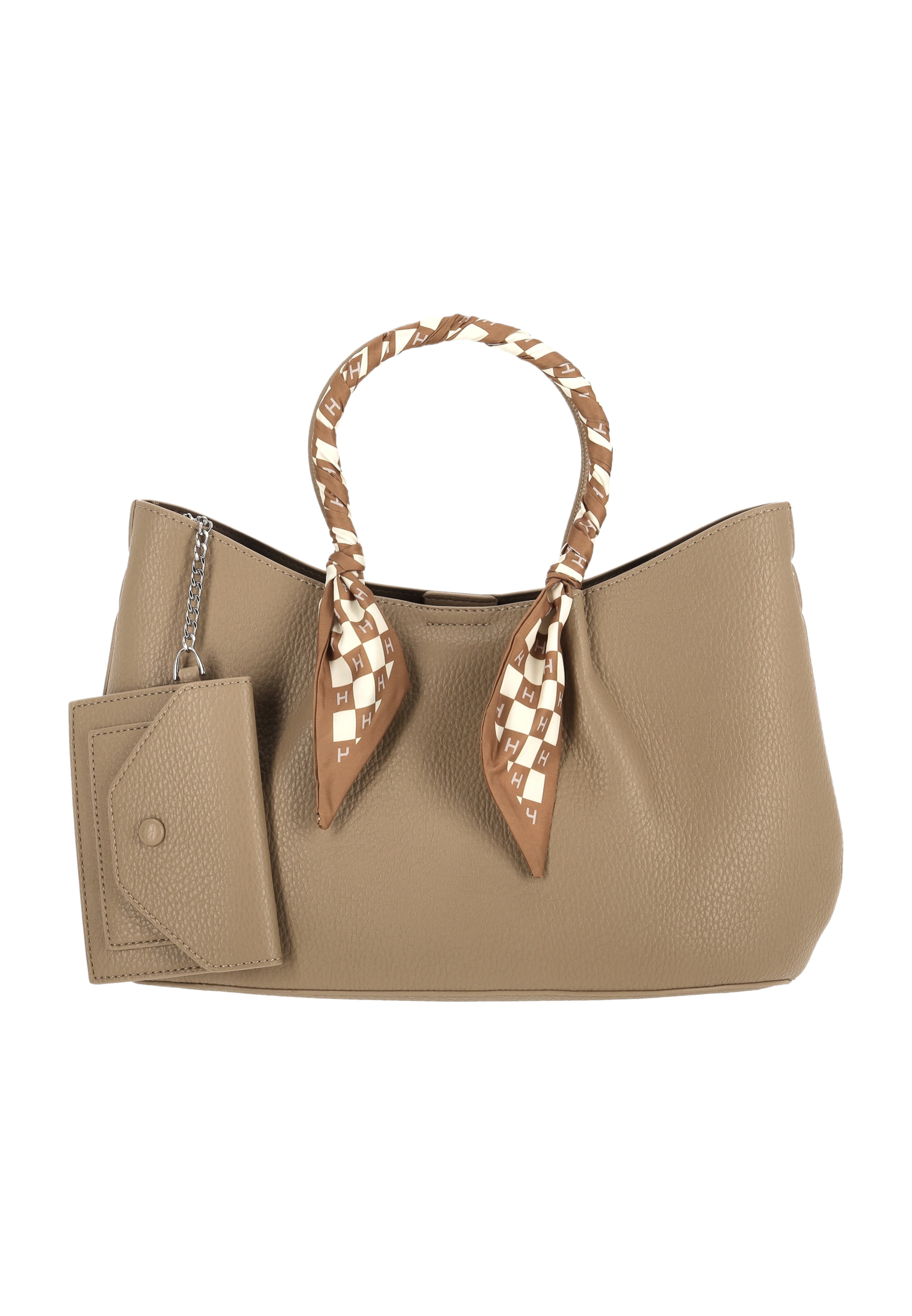 Usha - Bolso de mano en gris: frente